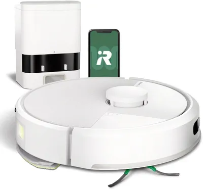 Produktbild von iRobot Roomba 105 Combo Robot + AutoEmpty Dock, Beutellos, Weiß, Rund, Staubbeutel, 3 Rad/Räder, Ladend, Purification