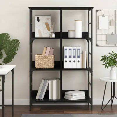 Obrázok produktu pre Maison Exclusive – Regal 4, rozmer 78,5 x 33 x 117,5 cm, materiál: kov a drevotrieska