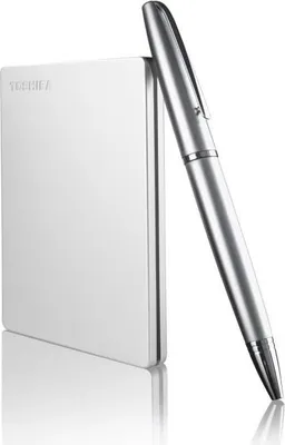 Image de Disque dur externe - TOSHIBA - CANVIO Slim - 1 To - Finition aluminium - USB 3.2 Gen 1