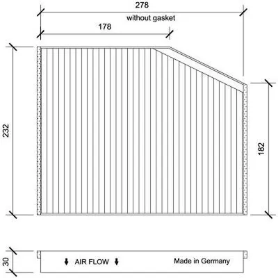 Produktbild von DIEDERICHS DCI1255 Innenraumfilter Pollenfilter für FORD Transit Mk7 Kastenwagen (V363, FCD, FDD) Aktivkohle