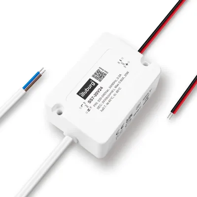 Produktbild von illuburg LED Trafo 24V 20W Wasserdicht IP67 Flackerfrei für LED Strip Lampe LED Netzteil Treiber Power Supply