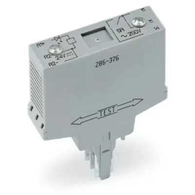 Produktbild von Wago 286-376, Grau, IP20, 24 V, -25 - 70 °C