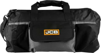 Image de JCB | Sacoche à outils, 40x22x26, organiseur, sac de rangement pour outils lourds, boîte à outils