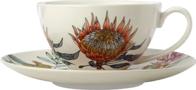Obrázek produktu pro Maxwell & Williams II0084 Šálek a podšálek 400 ml WARATAH porcelán