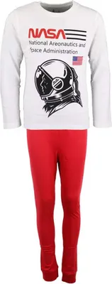 Produktbild von NASA Space Center Jugend Jungen Schlafanzug langarm Pyjama – Rot / 152