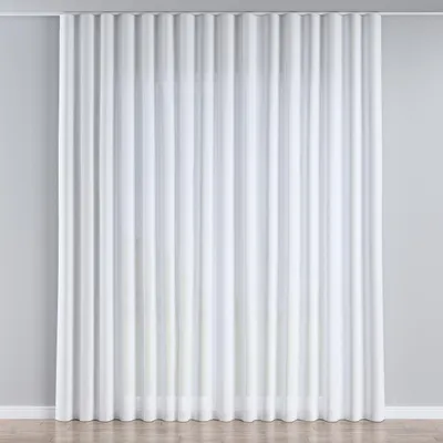Produktbild von Dekoria Wellengardine, weiss, 300 x 245 cm