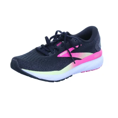 Produktbild von Brooks Damen Laufschuhe Ghost 16 25867-39, 25867-40, 25867-40.5, 25867-41, 25867-42, 25867-42.5, 25867-43, 25867-44, 25867-44.5, 25868-39, 25868-40, 25868-40.5, 25868-41, 25868-42, 25868-42.5, 25868-43, 25868-44, 25868-44.5 BRO-120407-2A Black/Pink/Yellow 42.5