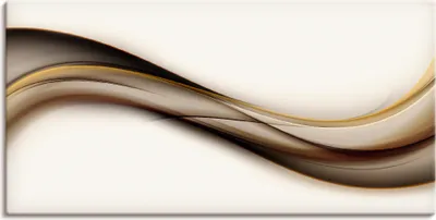 Produktbild von ARTland Leinwandbild Welle Größe: 100x50 cm