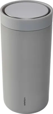Produktbild von Stelton To Go Click Thermobecher 0.4 l. soft light grey
