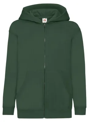 Produktbild von Fruit of the Loom - "Classic" Kapuzenjacke für Kinder LT2198 (116) (Flaschengrün)