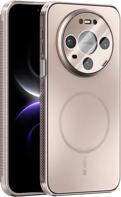 Produktbild von Matte PC TPU Hülle für Huawei Mate 80/Mate 80 Pro Magnetische Handyhülle mit Linsenabdeckung und Wärmeableitung Stoßstange Gold