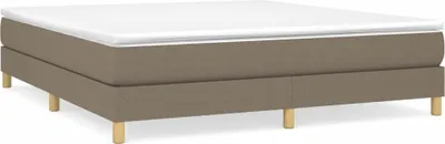 Produktbild von vidaXL Boxspringbettgestell Taupe 180x200 cm Stoff