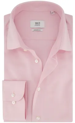 Produktbild von Rosa Hemd Eterna Modern Fit Semi-Spread-Kragen