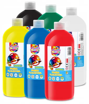 Produktbild von Otocki Plakatfarben 6 Stück x 1000 ml
