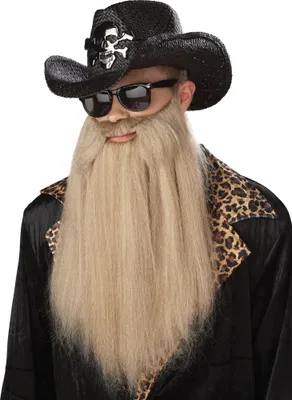 Immagine prodotto di Rocker barba intera uomo vestito elegantemente biondo - Taglia unica