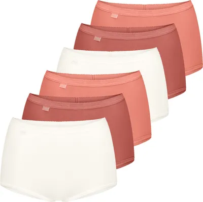 Produktbild von sloggi 6er Pack Basic+ Maxi Slip Perfekte Passform für optimalen Tragekomfort, Elegante Details für einen stilvollen Look, Ideal für jede Gelegenheit und Alltag