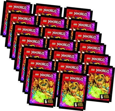 Produktbild von Lego Ninjago Sticker - Crystalized 2023 - Sammelsticker - 20 Tüten