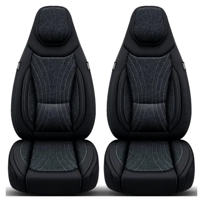 Produktbild von Schonbezüge Sitzbezüge für Smart fortwo 453 Bj ab 2014 in Schwarz/Anthrazit C4