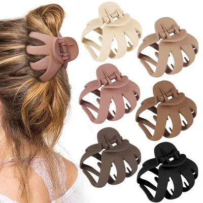 Image de Pinces à cheveux Octopus Femme Grands cheveux bouclés