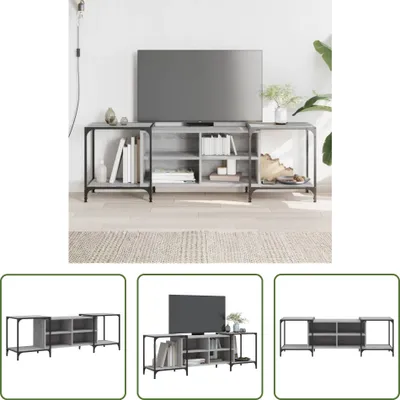 Produktbild von The Living Store TV-Schrank Grau Sonoma 153x37x50 cm Holzwerkstoff