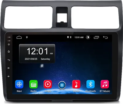 Obrázok produktu pre 12+256G android13 8kern Pre Suzuki Swift 2003-2010 2Din GPS satelitná navigácia RDS USB BT SWC WIFI rádio 4G DAB 2000*1200