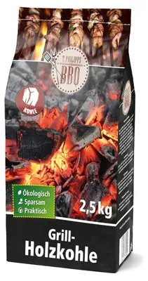 Image de Charbon de bois de qualité professionnelle, 2,5 kg