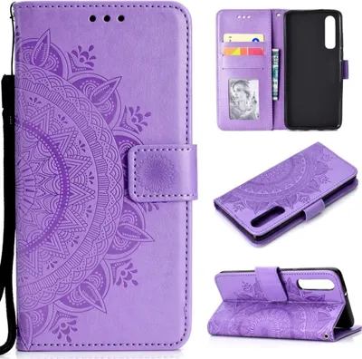 Image de Huawei P30 Housse de téléphone portable Flip Case Housse de protection CoverMandala Lila