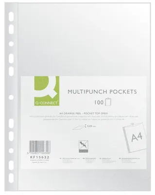 Produktbild von Euroobal Q-CONNECT A4 matný 40mic v sáčku