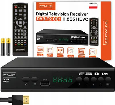 Image de Tuner - Décodeur satellite - DVB-T2 HEVC H.265 Full HD - pour télévision terrestre - Boîtier USB