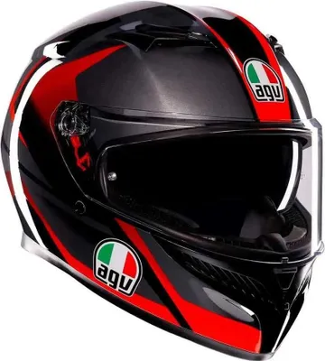Zdjęcie produktu dla AGV K3 Striga Black/Grey/Red L Kask