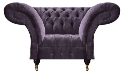 Produktbild von Exklusiver Chesterfield Polstersessel Designer Wohnzimmer Einsitzer