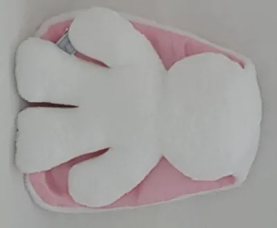 Produktbild von Harlekijn Kuscheltier Snuggle Bunny weiß mit rosa Ohren 26 cm Plüsch