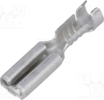 Zdjęcie produktu dla 2 złącza: płaskie, 2,8 mm, żeńskie, 0,5 mm, dla przewodów o przekroju 0,5÷1 mm², do kabli izolowanych (160625-2)