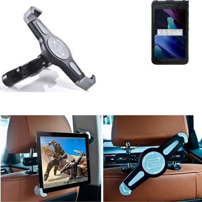 Produktbild von K-S-Trade Tablethalterung kompatibel mit Samsung Galaxy Tab A7 Wi-Fi KFZ Kopfstützen Halterung 360° Auto Sitzhalterung Headrest Holder Halter Tablet