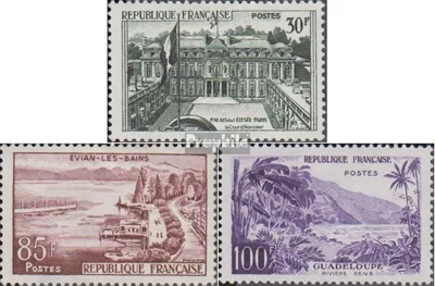 Produktbild von Briefmarken Frankreich 1959 Mi 1232-1234 (kompl.Ausg.) postfrisch Landschaften