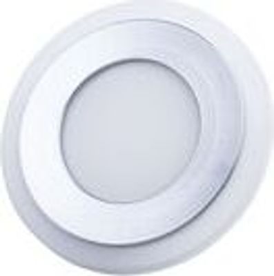 Briloner LED Einbauleuchte rund Aluminium starr IP23 12W Modul 1000lm warmweiß 3000K Leuchtrand schaltbar