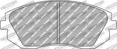Produktbild von FERODO RACING Bremsbeläge Satz Vorne Bremsklötze für SUBARU FORESTER (SH) FDS1639