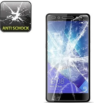 Produktbild von 4x Panzerfolie für Huawei Honor 7 ANTI-SCHOCK Displayschutzfolie HD ULTRA KLAR