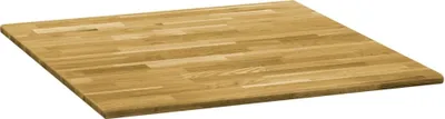 Zdjęcie produktu dla vidaXL Blat z litego drewna dębowego kwadrat 23 mm 80x80 cm