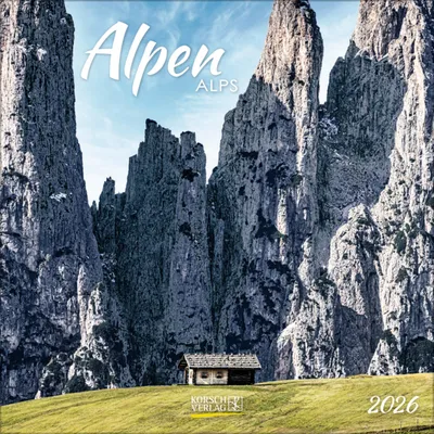 Produktbild von Wandkalender Alpen 2026 im Format: 30 x 30 cm