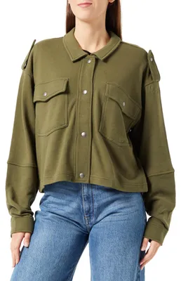 Immagine prodotto di Giacca sportiva da donna OCY, colore verde oliva, taglia 36