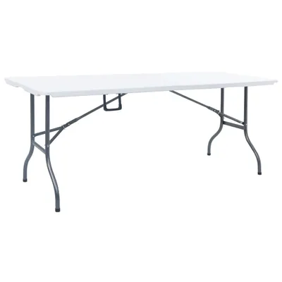 Produktbild von Gartentisch klappbar aus HDPE 180 x 72 x 72 cm in Weiß