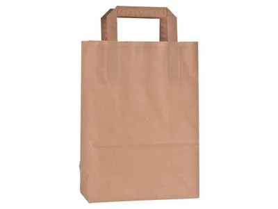 Produktbild von Tragetaschen großes Papier 32x17x44, Karton mit 25 Beuteln