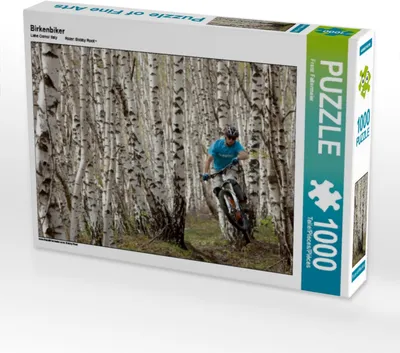 Produktbild von Calvendo Birkenbiker 1000 Teile Puzzle quer 640x480mm, Faltermaier Franz; 7353624