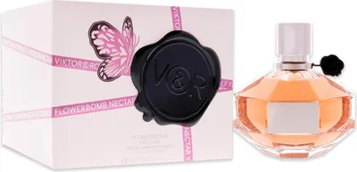 Produktbild von Viktor&Rolf Flowerbomb Nectar, Frauen, 90 ml, Nicht nachfüllbare Flasche, Bergamotte, Schwarze Johannisbeere, Freesie, Jasmin, Orangenblüte, Duftblüten, Rose, Bernstein, Benzoe-Resinoid, Tonka-Bohne, Vanille