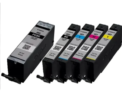 Zdjęcie produktu dla 5x tusz oryginalny Canon PGI480 CLI481 TS6340a TS704 TS8140 TS8340a