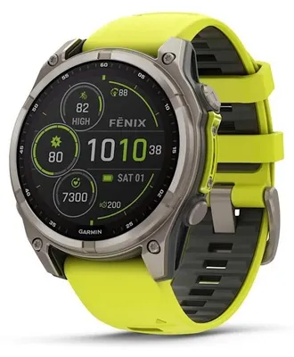 Zdjęcie produktu dla Zegarek sportowy Garmin Fenix 8 Solar Sapphire AMOLED 47 mm tytanowy