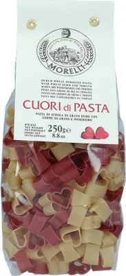 Produktbild von Pastificio Morelli Wheat Germ & Tomato Cuori 250g