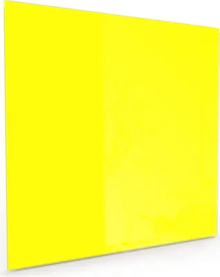Produktbild von Küchenrückwand Spritzschutz Glas mit Motiv Gelber Hintergrund II 40 x 40 cm