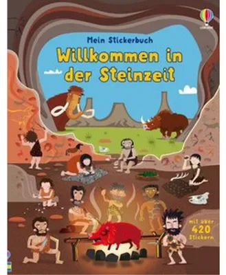 Obrázek produktu pro Mein Stickerbuch: Willkommen in der Steinzeit